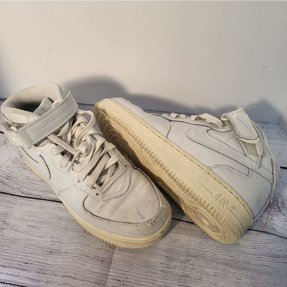Nike Air Force 1 '07 Mid LX Summit White Canvas DZ4866-121 Women's Size … - Picture 7 of 10